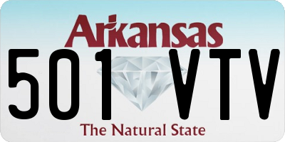 AR license plate 501VTV