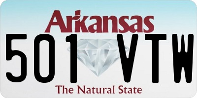 AR license plate 501VTW