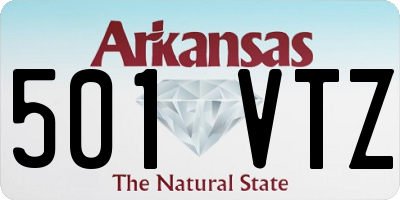 AR license plate 501VTZ