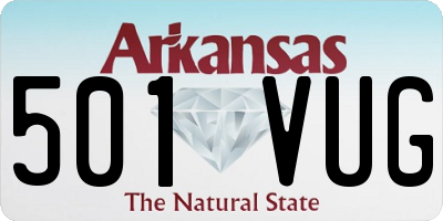 AR license plate 501VUG