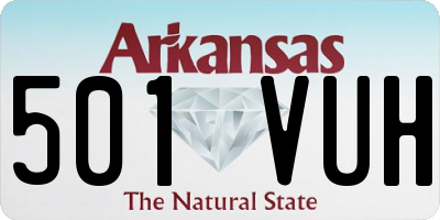 AR license plate 501VUH