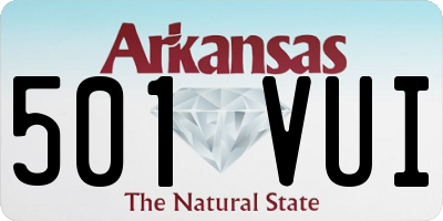 AR license plate 501VUI