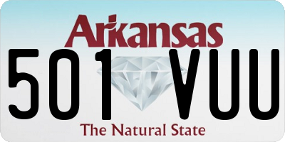 AR license plate 501VUU