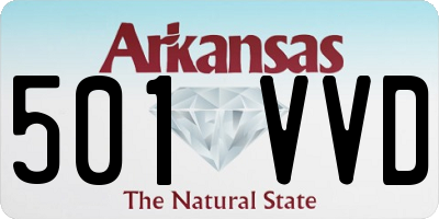 AR license plate 501VVD