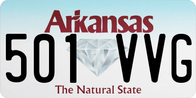 AR license plate 501VVG