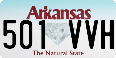 AR license plate 501VVH