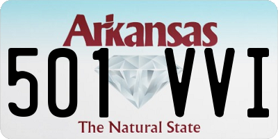 AR license plate 501VVI