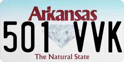 AR license plate 501VVK