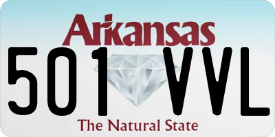 AR license plate 501VVL