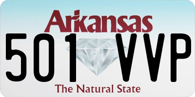 AR license plate 501VVP