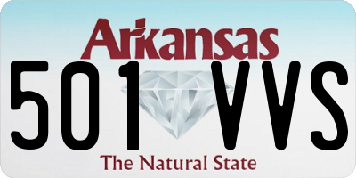 AR license plate 501VVS