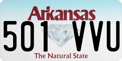 AR license plate 501VVU