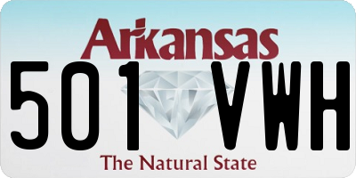 AR license plate 501VWH