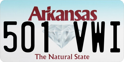 AR license plate 501VWI