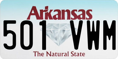 AR license plate 501VWM