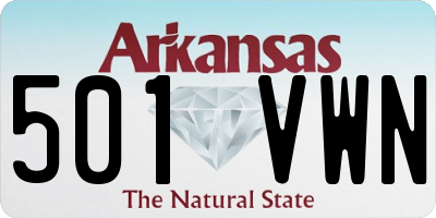 AR license plate 501VWN