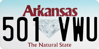 AR license plate 501VWU