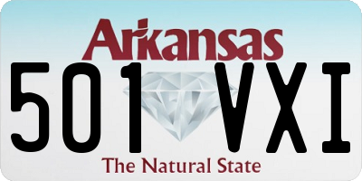 AR license plate 501VXI