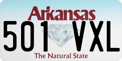 AR license plate 501VXL
