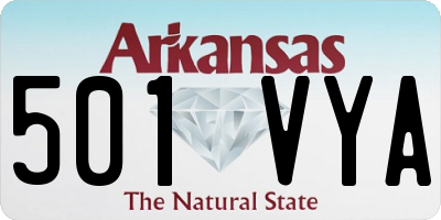 AR license plate 501VYA