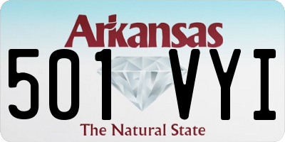 AR license plate 501VYI