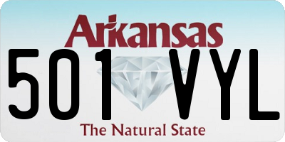 AR license plate 501VYL