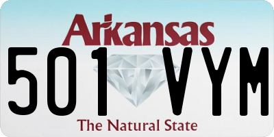 AR license plate 501VYM