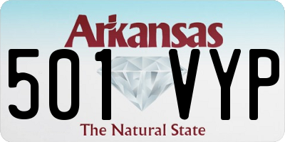 AR license plate 501VYP