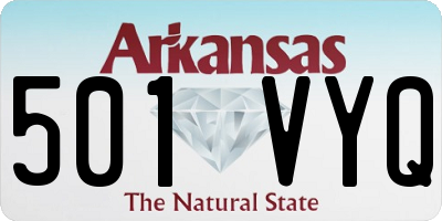 AR license plate 501VYQ