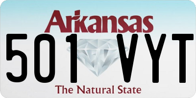 AR license plate 501VYT