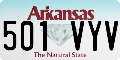 AR license plate 501VYV