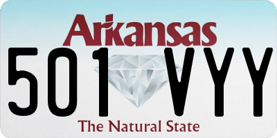 AR license plate 501VYY