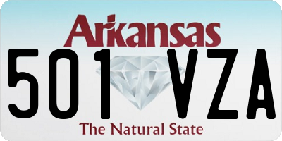 AR license plate 501VZA