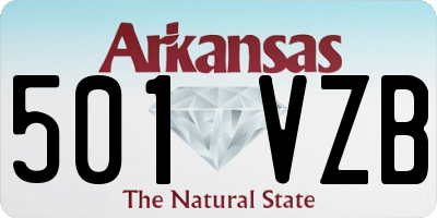 AR license plate 501VZB