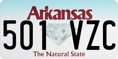 AR license plate 501VZC