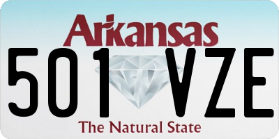 AR license plate 501VZE