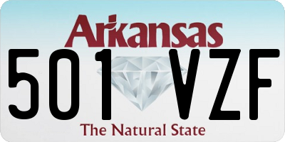 AR license plate 501VZF