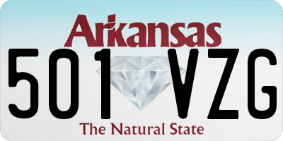 AR license plate 501VZG