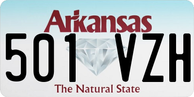 AR license plate 501VZH