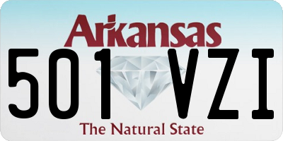 AR license plate 501VZI