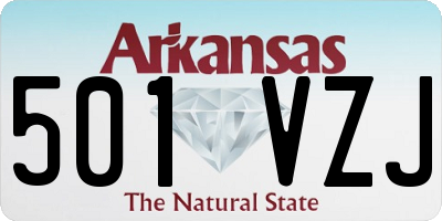 AR license plate 501VZJ