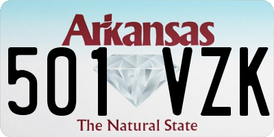 AR license plate 501VZK