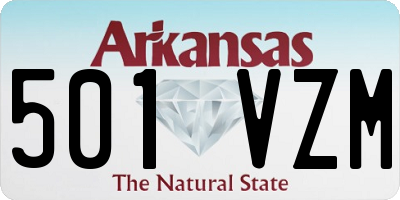 AR license plate 501VZM