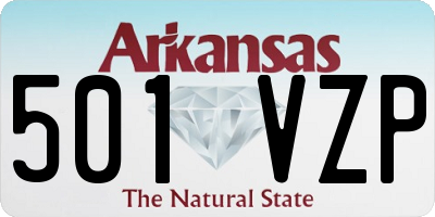 AR license plate 501VZP