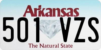 AR license plate 501VZS