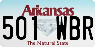 AR license plate 501WBR