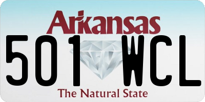 AR license plate 501WCL