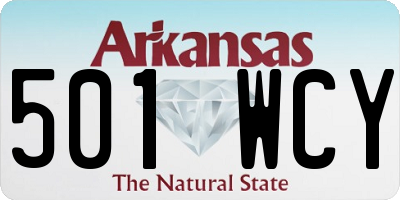 AR license plate 501WCY