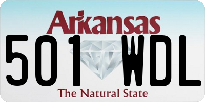 AR license plate 501WDL