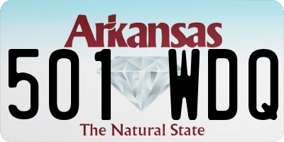 AR license plate 501WDQ